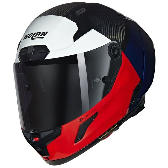Nolan X-804 RS Full-Face Helmet - ULTRA CARBON - BLOCCO - Carbon / RedRef: NL1623-CARR