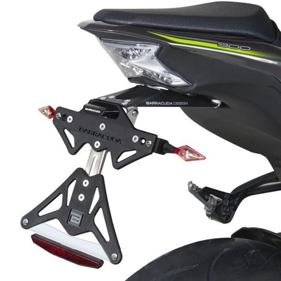 Barracuda Black License Plate Holder - BlackRef: bar0256 / kn9104-17.