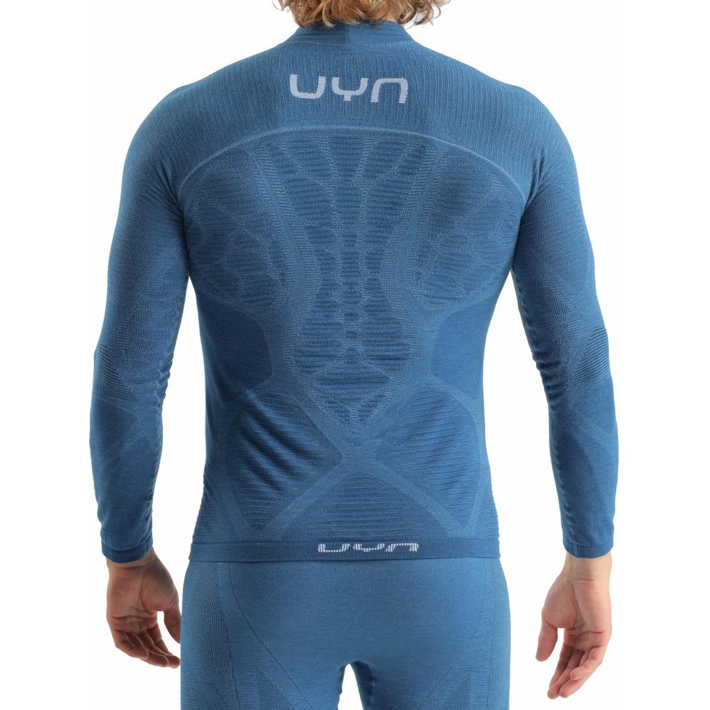 UYN Elevatyon Biomorph Underwear Longsleeve Shirt Men - Blue Atoll