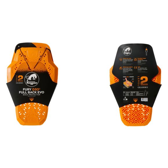 Furygan full back D3O ® evo adult/child protector - orangeRef: FU1374