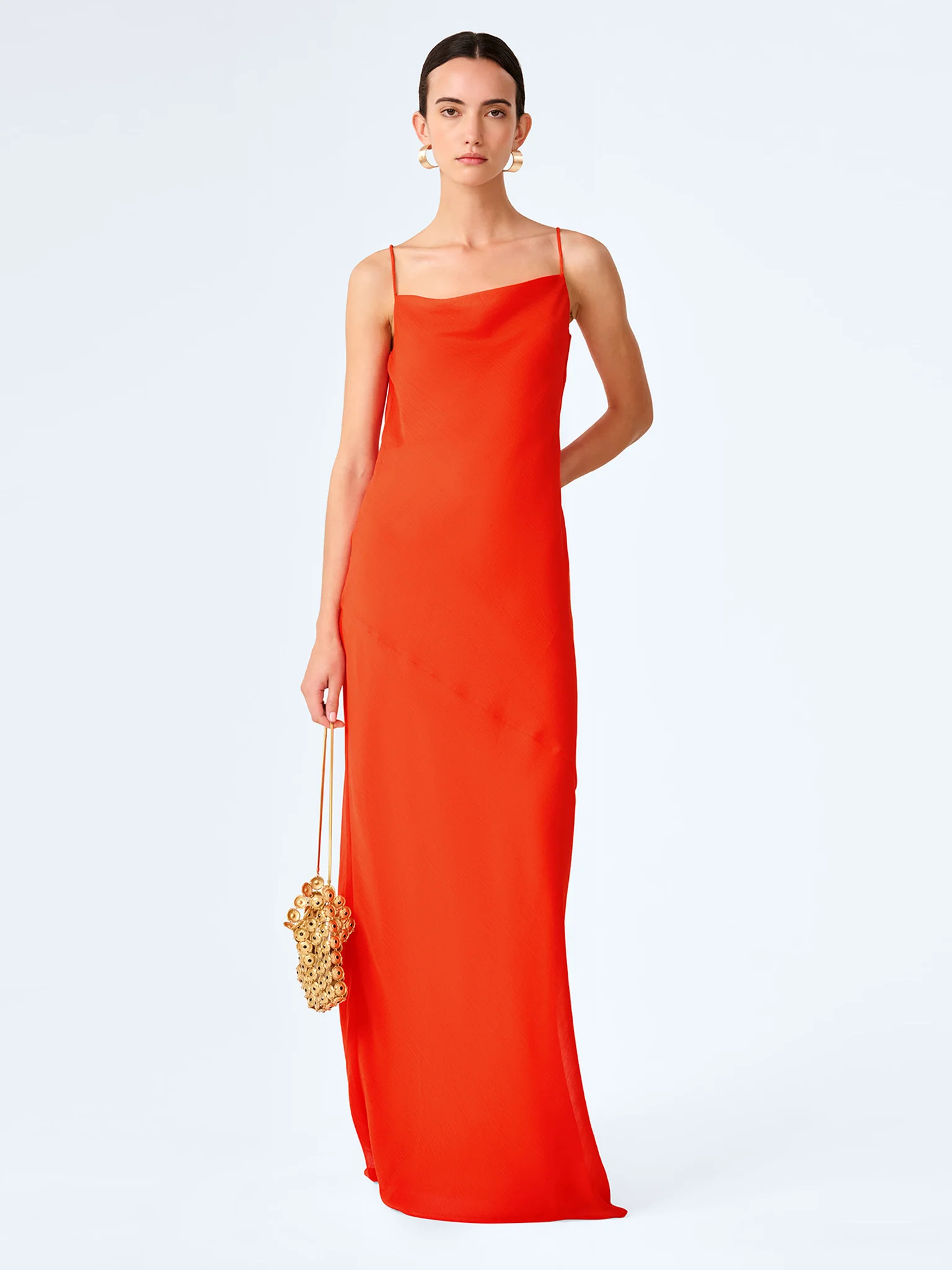 Koko Dress in Tangerine