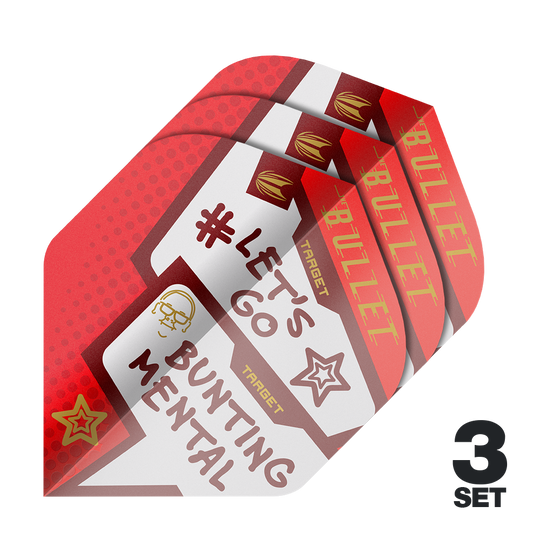 Target Pro Ultra Stephen Bunting Mental No2 Standard Flights - 3 Sets