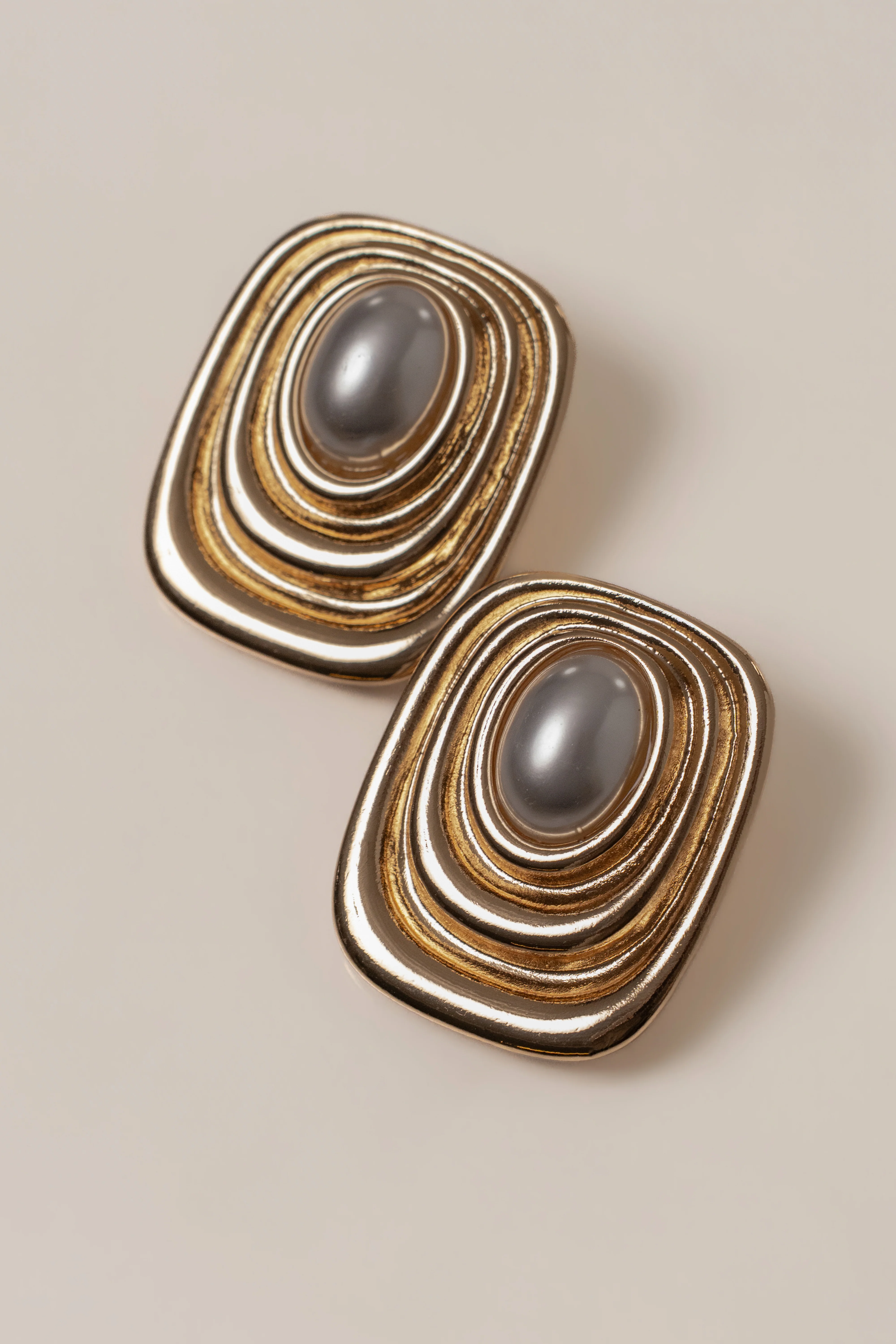 Gold Katalia Pearl Earrings