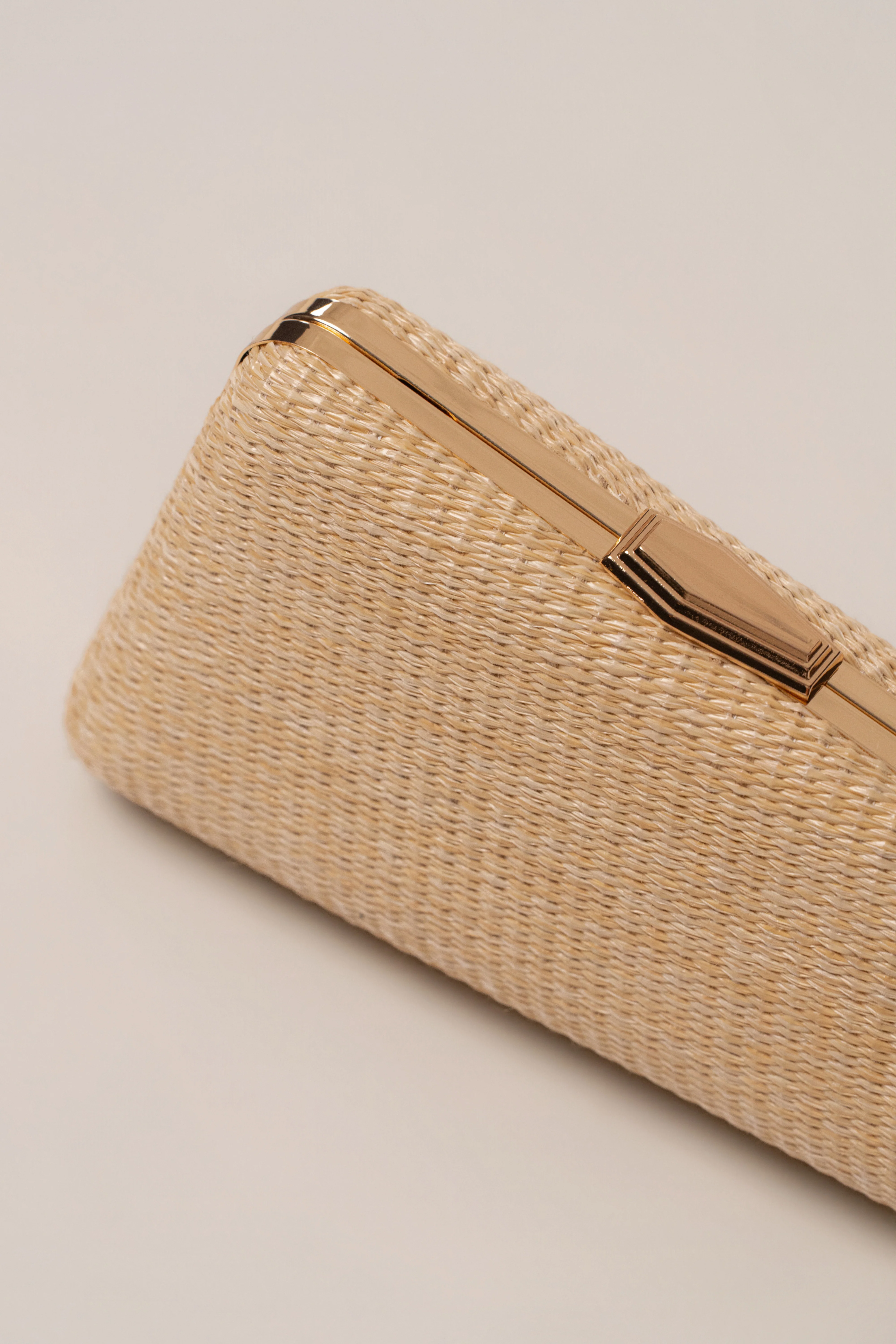 Natural Champagne Nights Clutch
