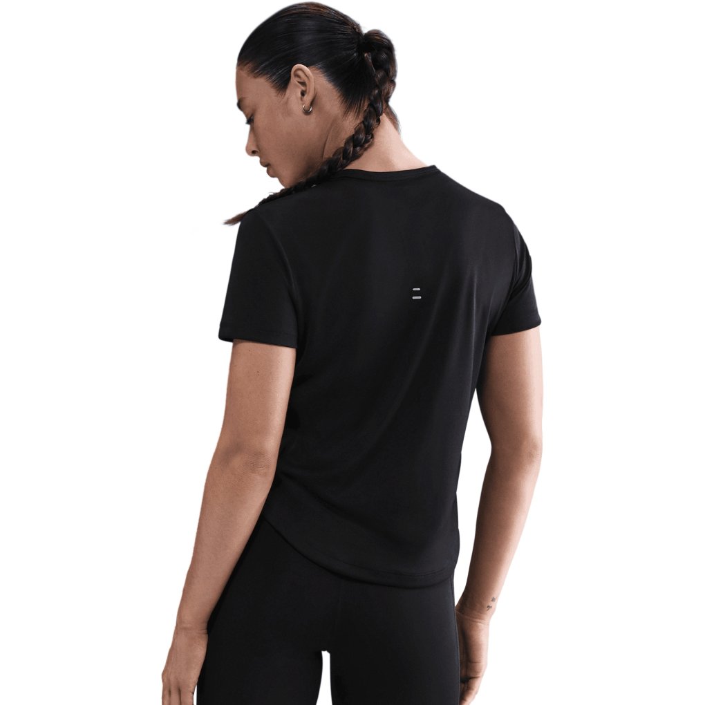 Nike Tempo Swoosh HBR Dri-Fit Short Sleeve Top Women - black/white HV2772-010