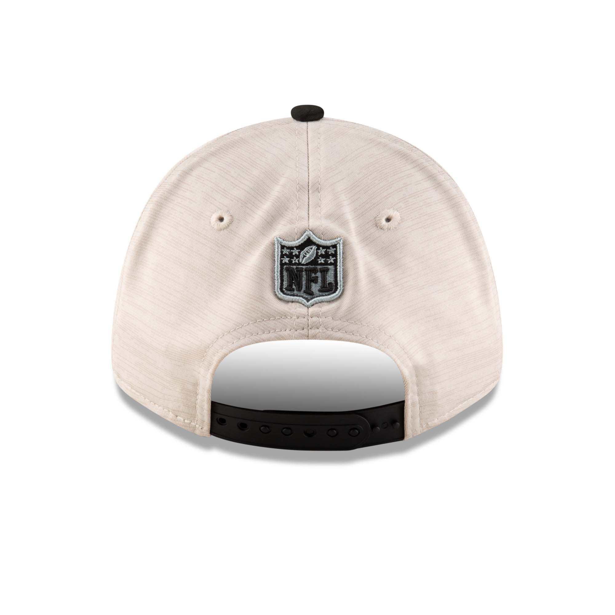 Oakland Raiders Historic 2024 NFL Sideline New Era Stretch-Snap 9FORTY Cap