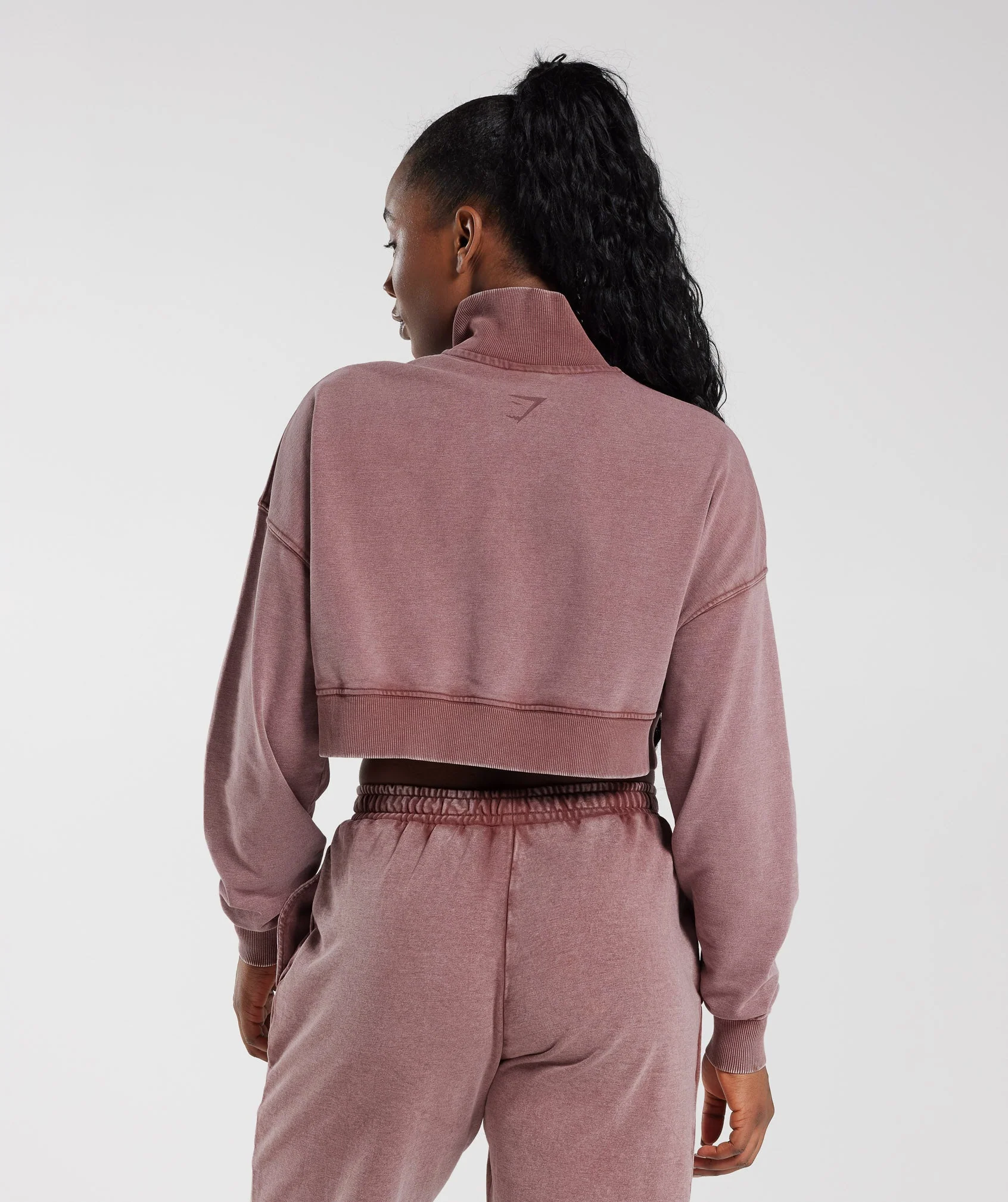 Collegiate 1/4 Zip Dusty Maroon