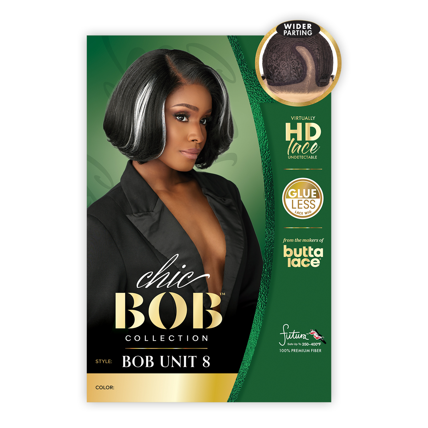 Sensationnel HD Lace Front Wig Butta Lace Glueless Chic Bob Unit 8