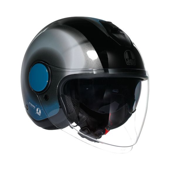 Casque jet AGV ETERES - LEVANTO - Noir / GrisRef : AG1113