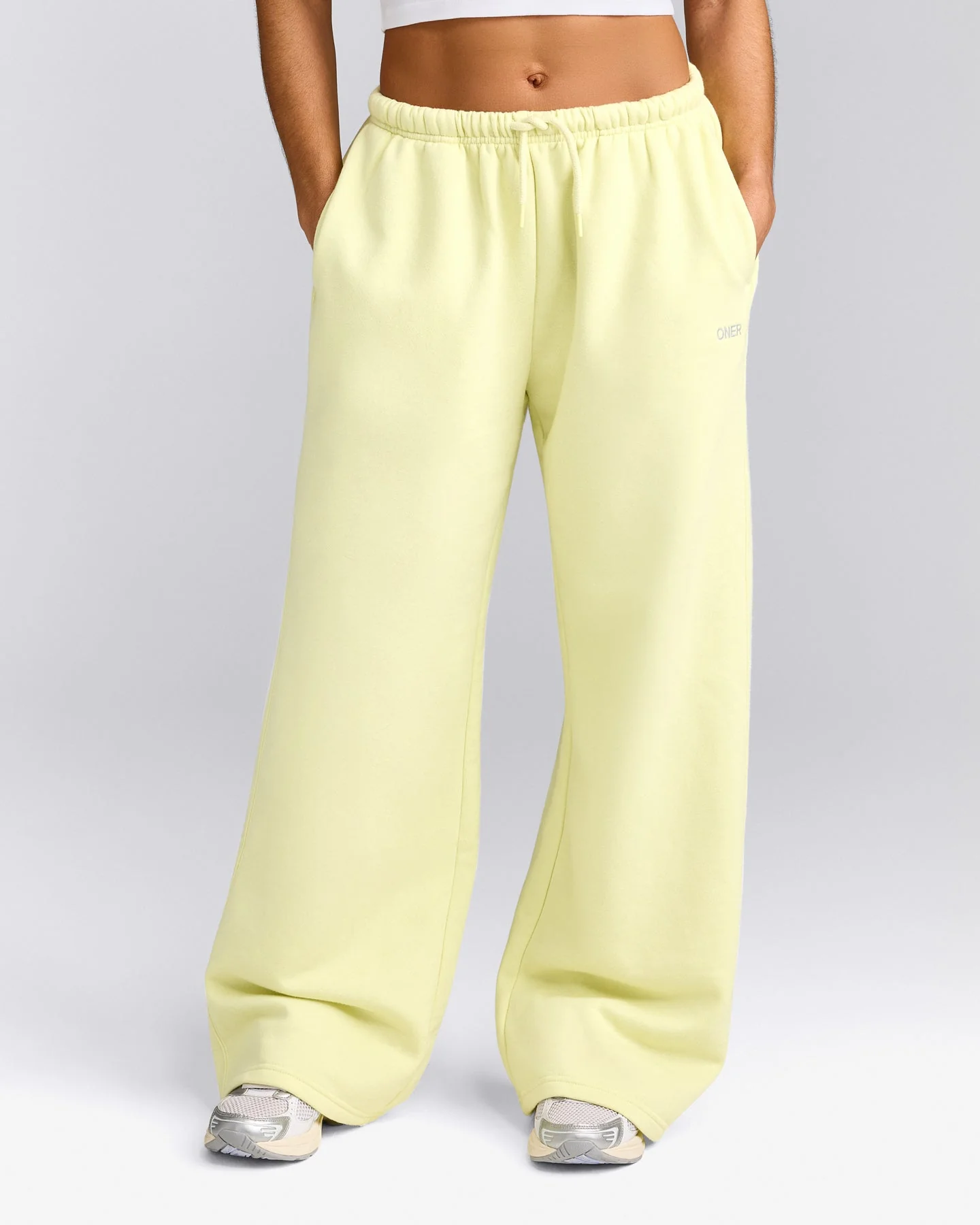 Foundations All Season Straight Leg Joggers | Pastel Yellow
