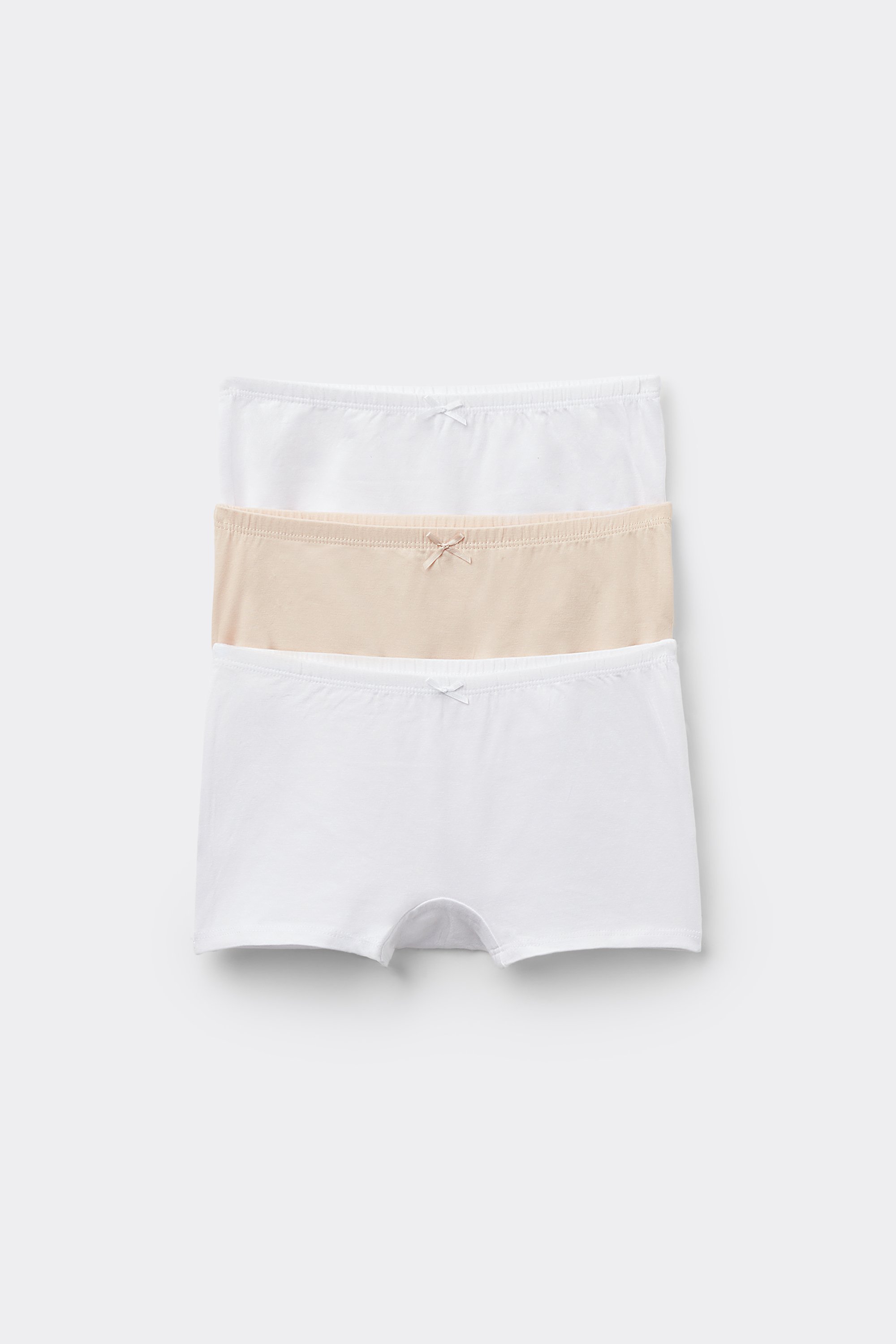 3 Pairs of Girls’ Cotton Shorts