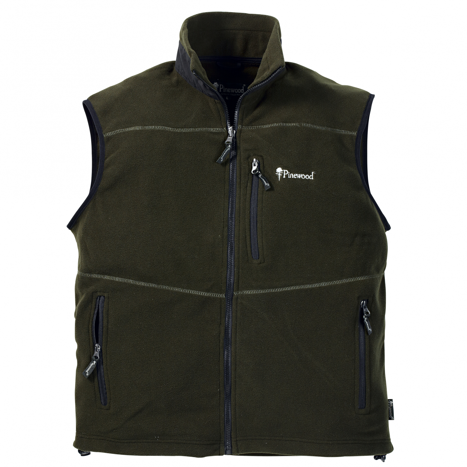 Pinewood Stalking Fleece Vest Men (H.Green)