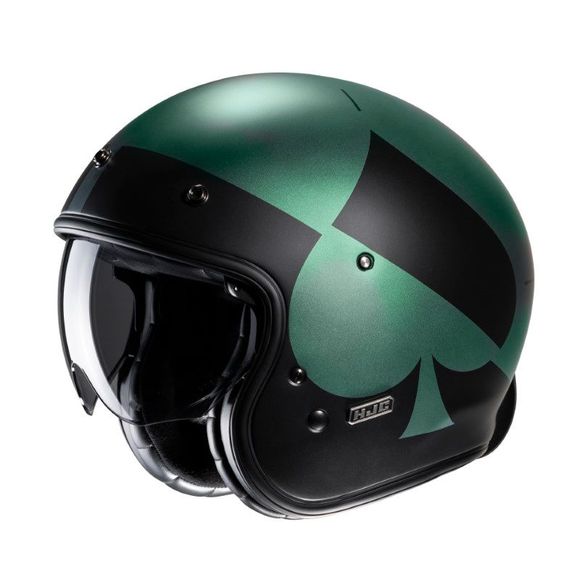 Casque jet HJC V31 - KUZ - Vert / NoirRef : HJ1047-C53849