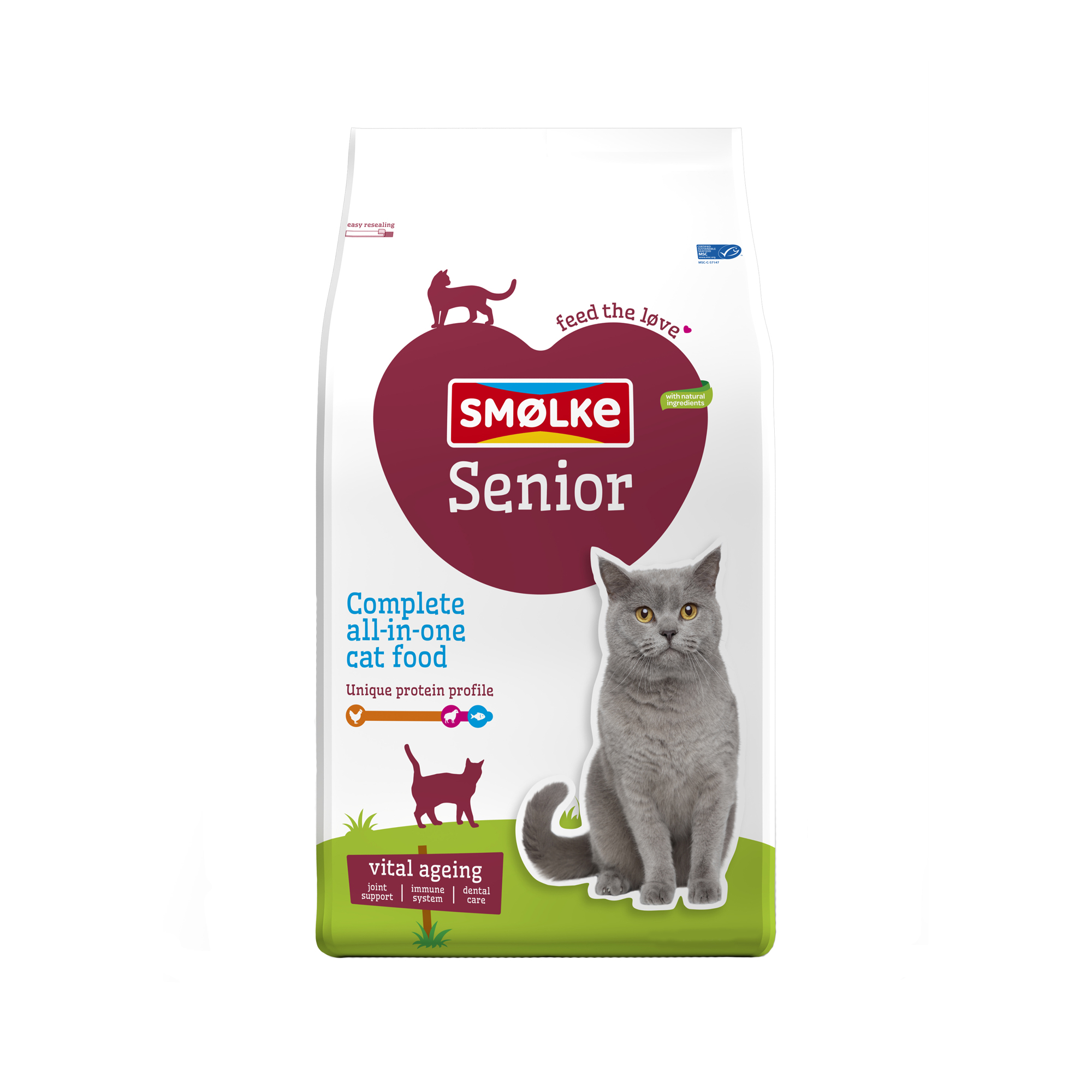 Smølke Cat Senior - 2kg
