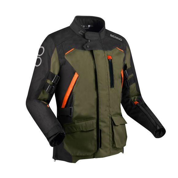 Bering ZEPHYR Motorcycle Jacket - Black / GreenRef: BR1570