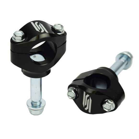 Scar Handlebar Risers Ø28.6 - KXF Height 30mm Universal - BlackRef: Scr0313 / P63