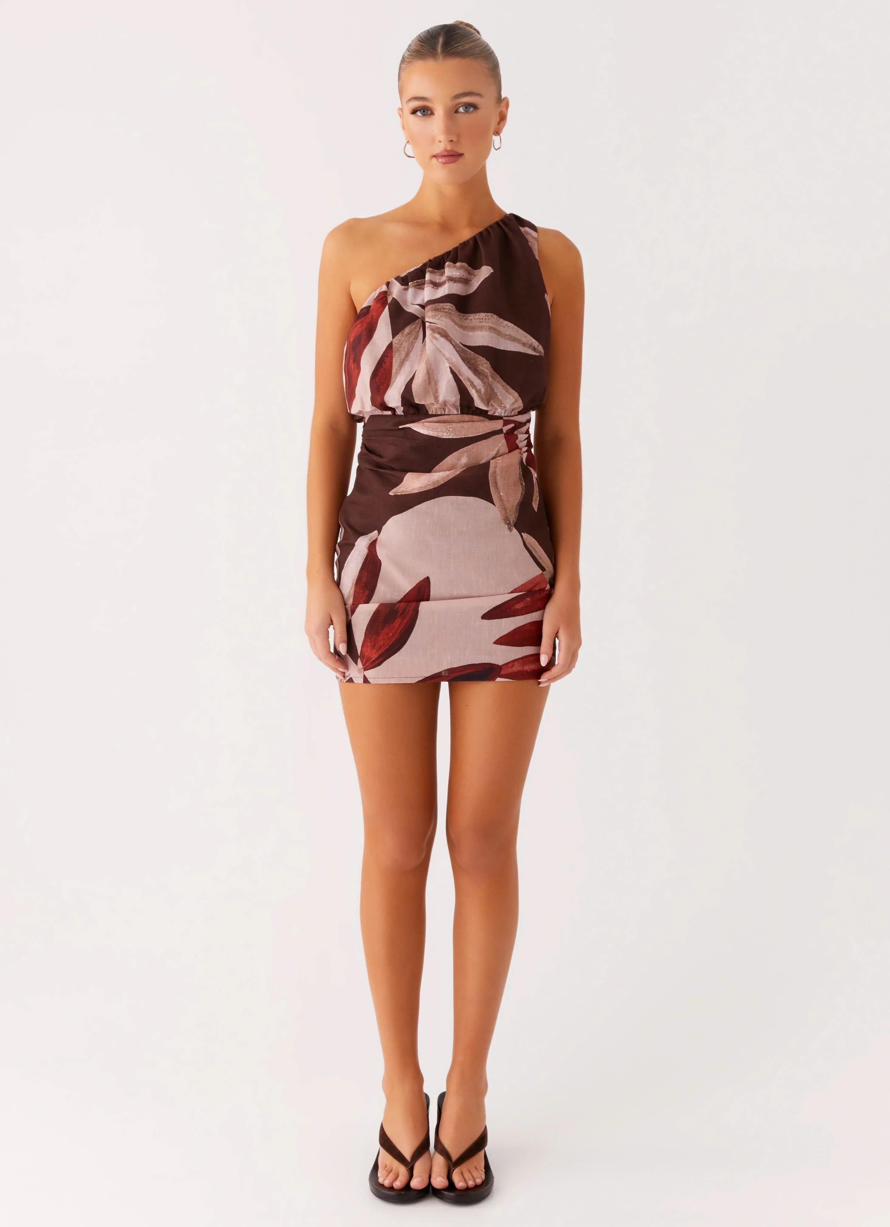 Indianna Mini Dress - Cinnamon Palm