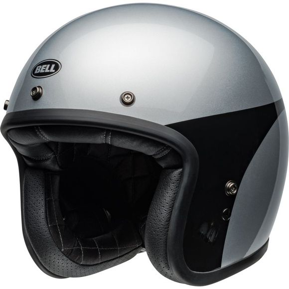 Casque jet Bell CUSTOM 500 - CHASSIS - Gris / NoirRef : EL0711