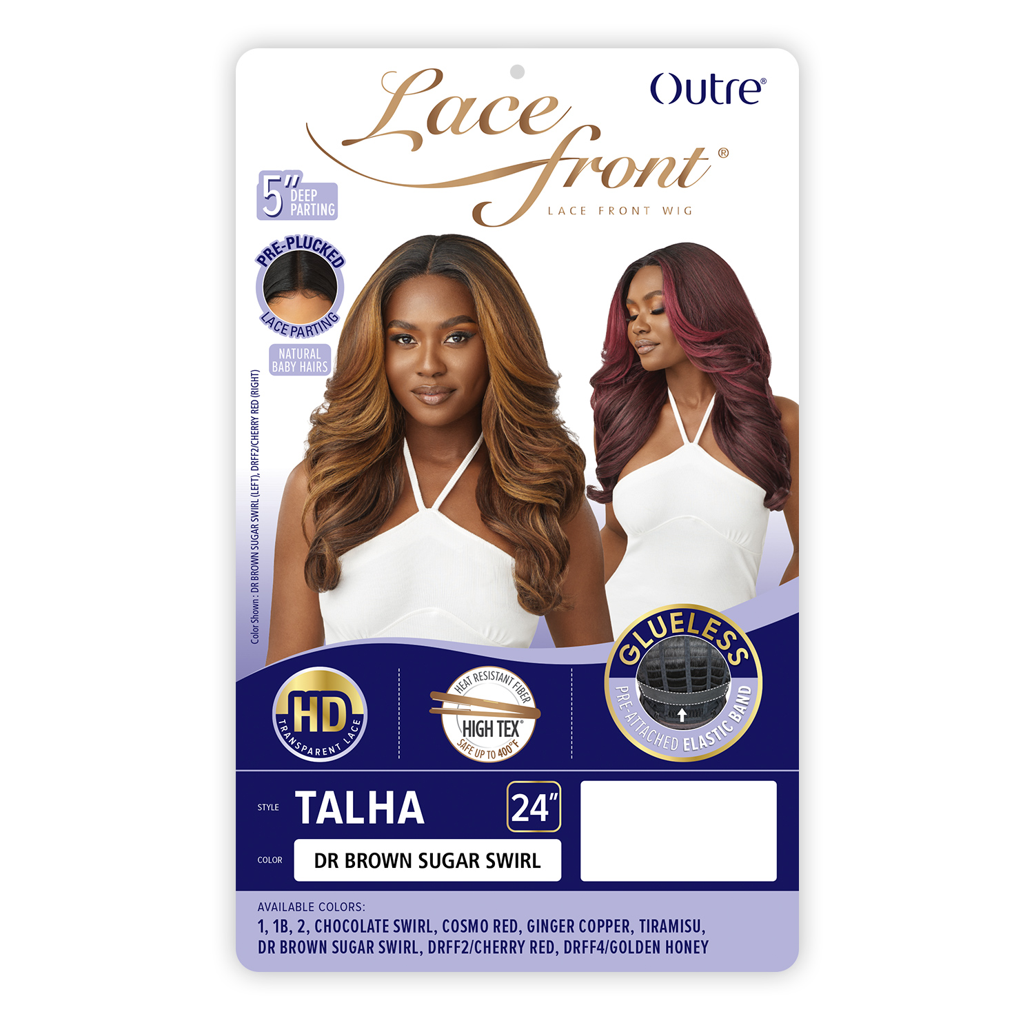 Outre HD Lace Front Wig Glueless Talha
