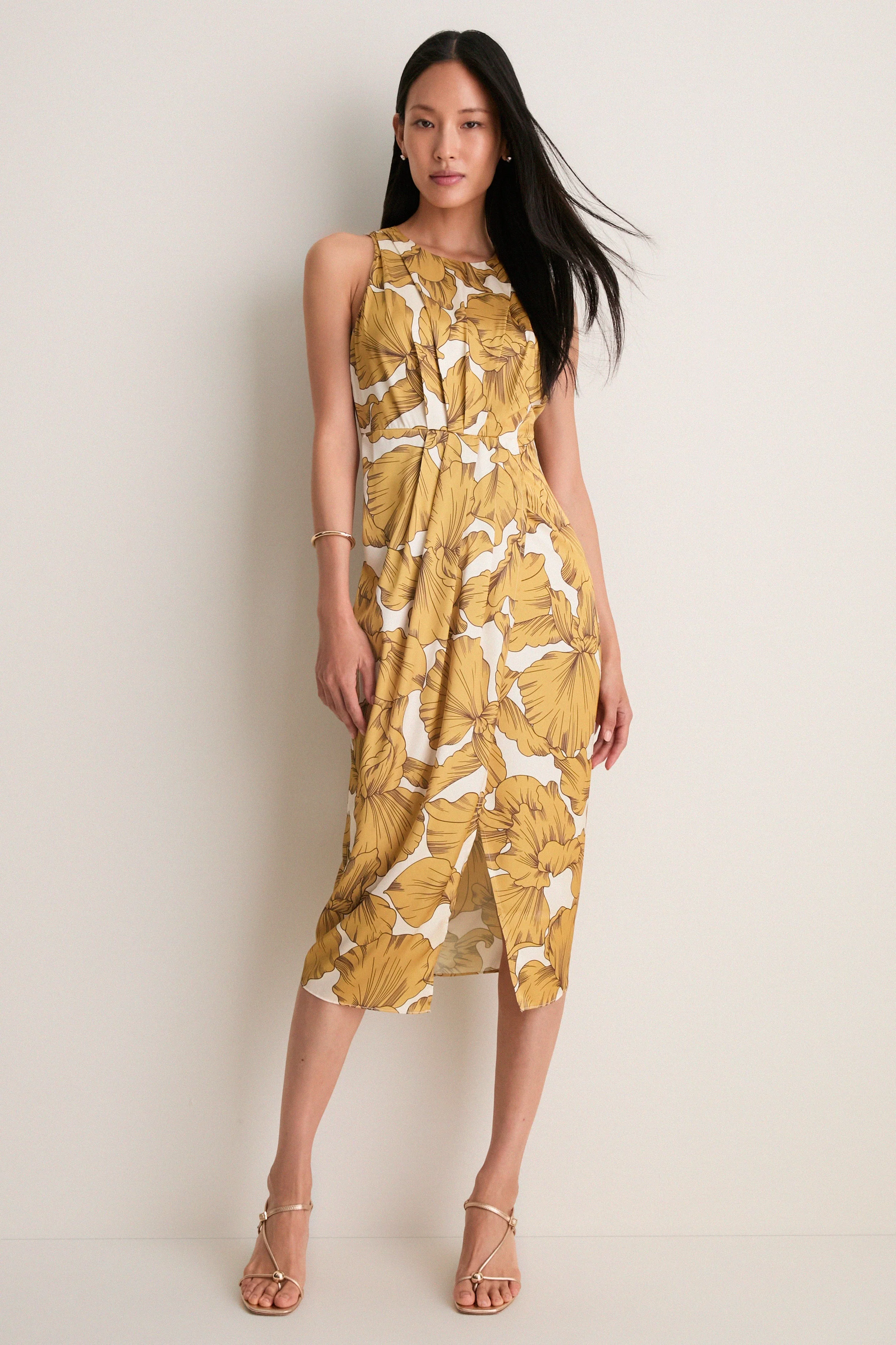 Honey Gold Caroline Sleeveless Midi Dress