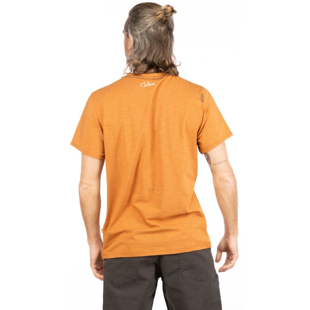 Chillaz Time to Chill T-Shirt Men - orange brown