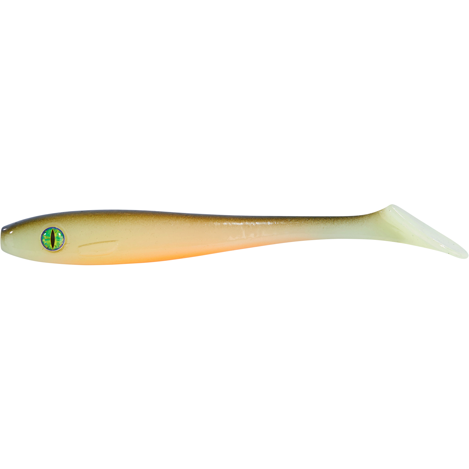 Shirasu Softlure Pike Collector Shad (Hot Olive)