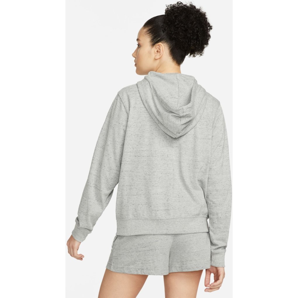 Nike Sportswear Gym Vintage Full-Zip Hoodie Women - dark grey heather/white DM6386-063