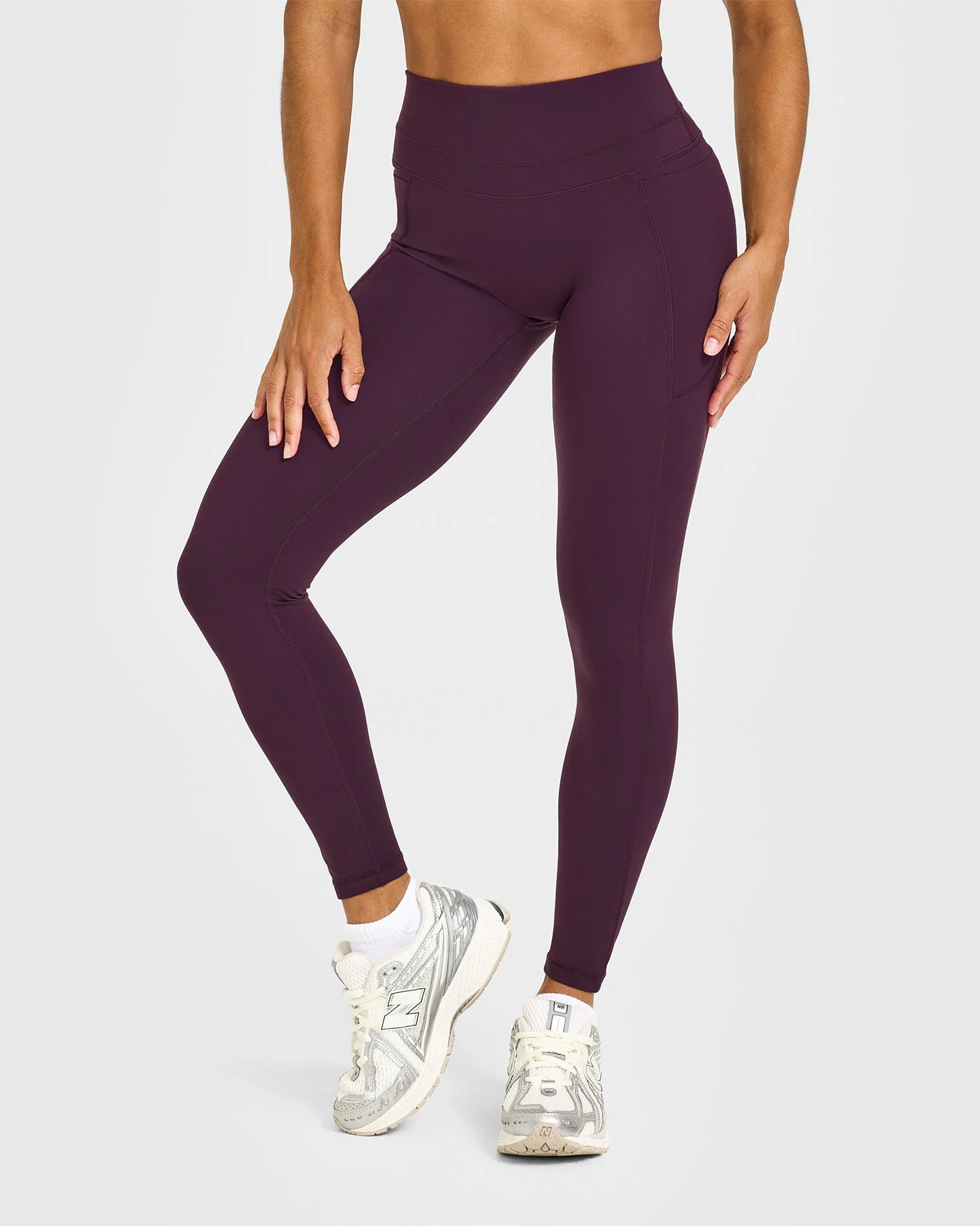 UnifiedMove™ High Waisted Pocket Leggings | Blackberry Purple