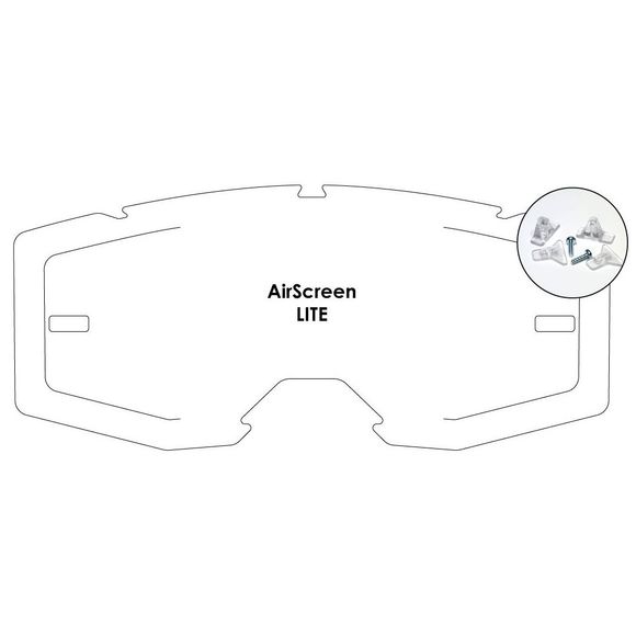 Airscreen Lite Ex 2025 Mask Screen - WhiteRef: ASM0100 / 001-028-00
