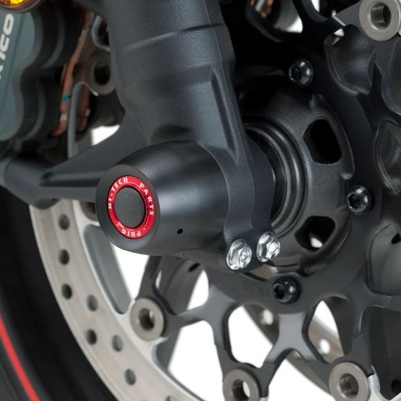 Protections de fourche Puig ROULETTES PHB19 - NoirAPRILIA 457 RS 457 - 2024 - 2025Ref : PUI0770 / 22237N