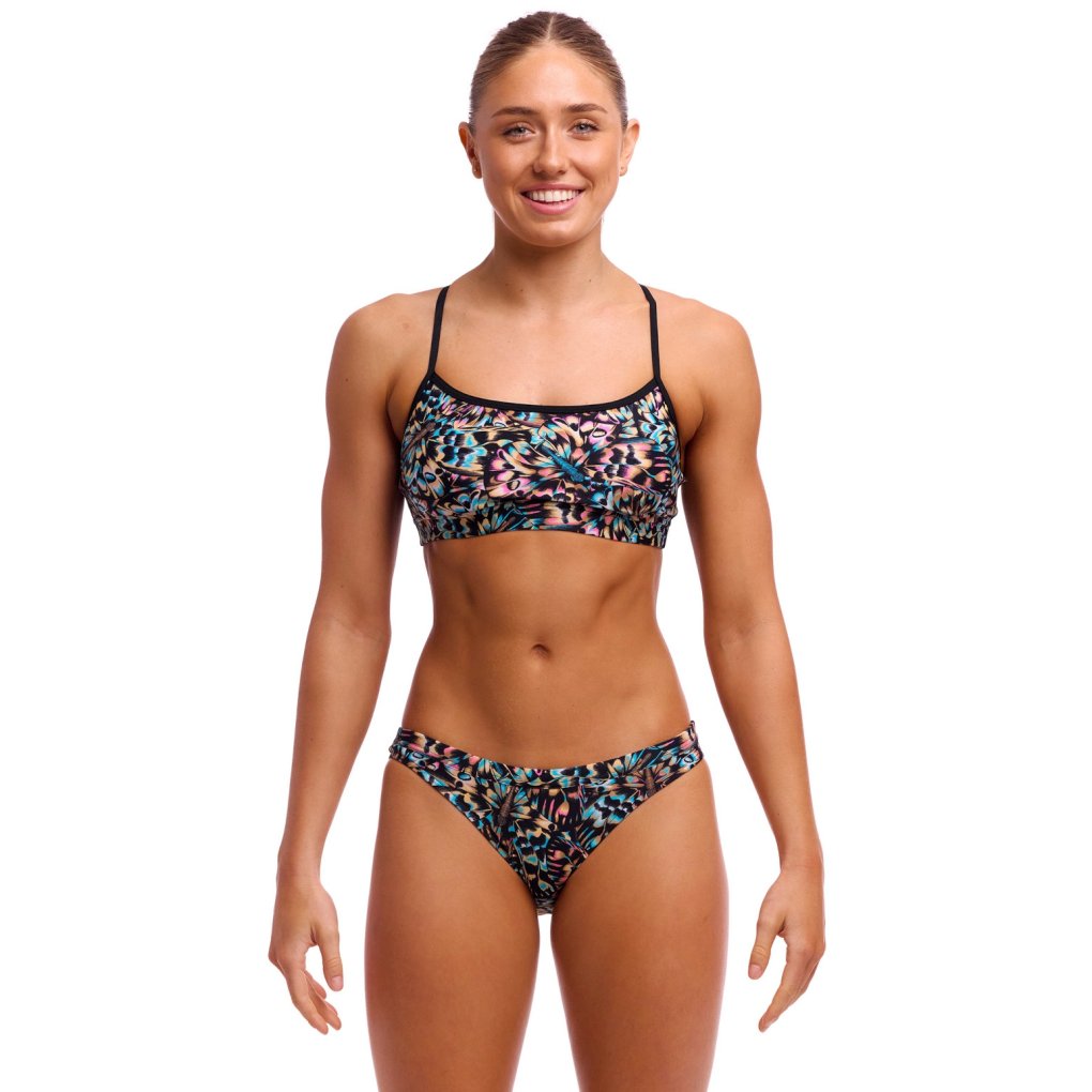 Funkita Hipster Eco Bikini Brief Women - Copper Cluster