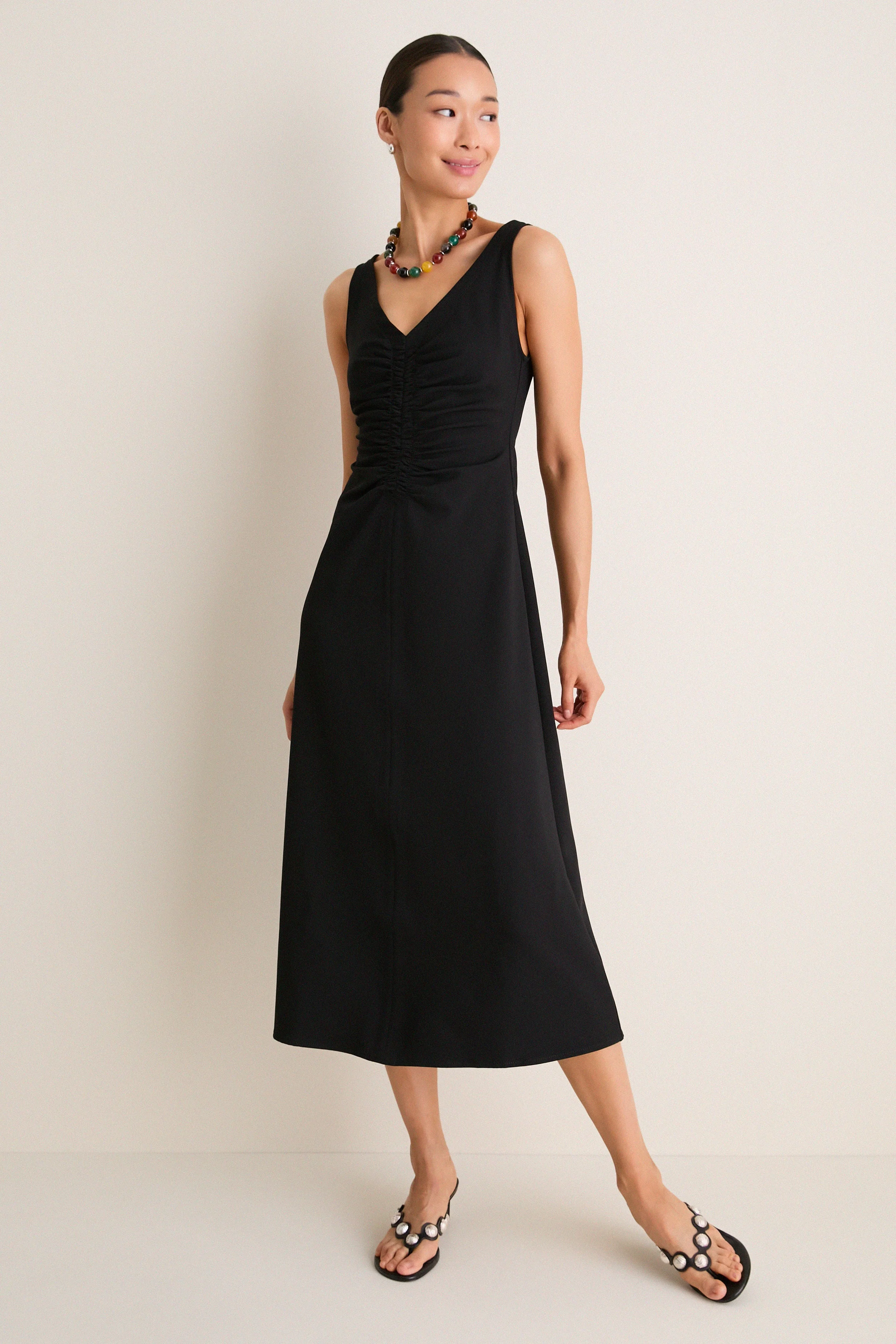Black Sleeveless Juniper Dress