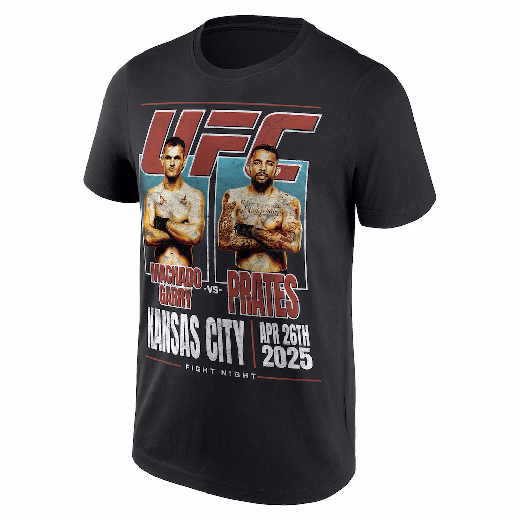 UFC Kansas City Fight Night Match Up T-Shirt - Black - Mens