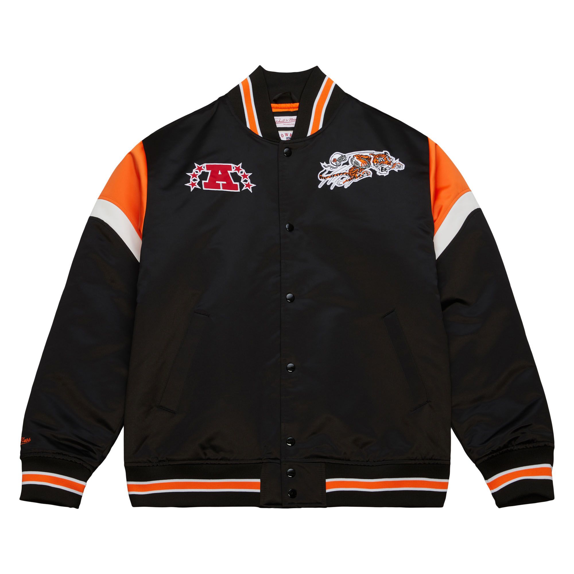 Cincinnati Bengals Mitchell & Ness Heavyweight Satin NFL Jacket