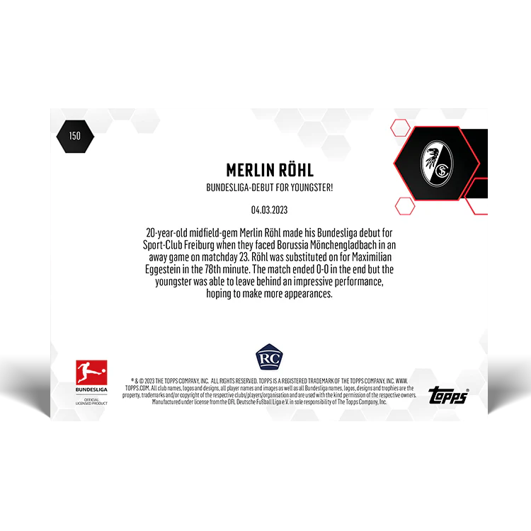 Topps UK - Bundesliga-Debut for youngster! - Bundesliga TOPPS NOW® Card #150