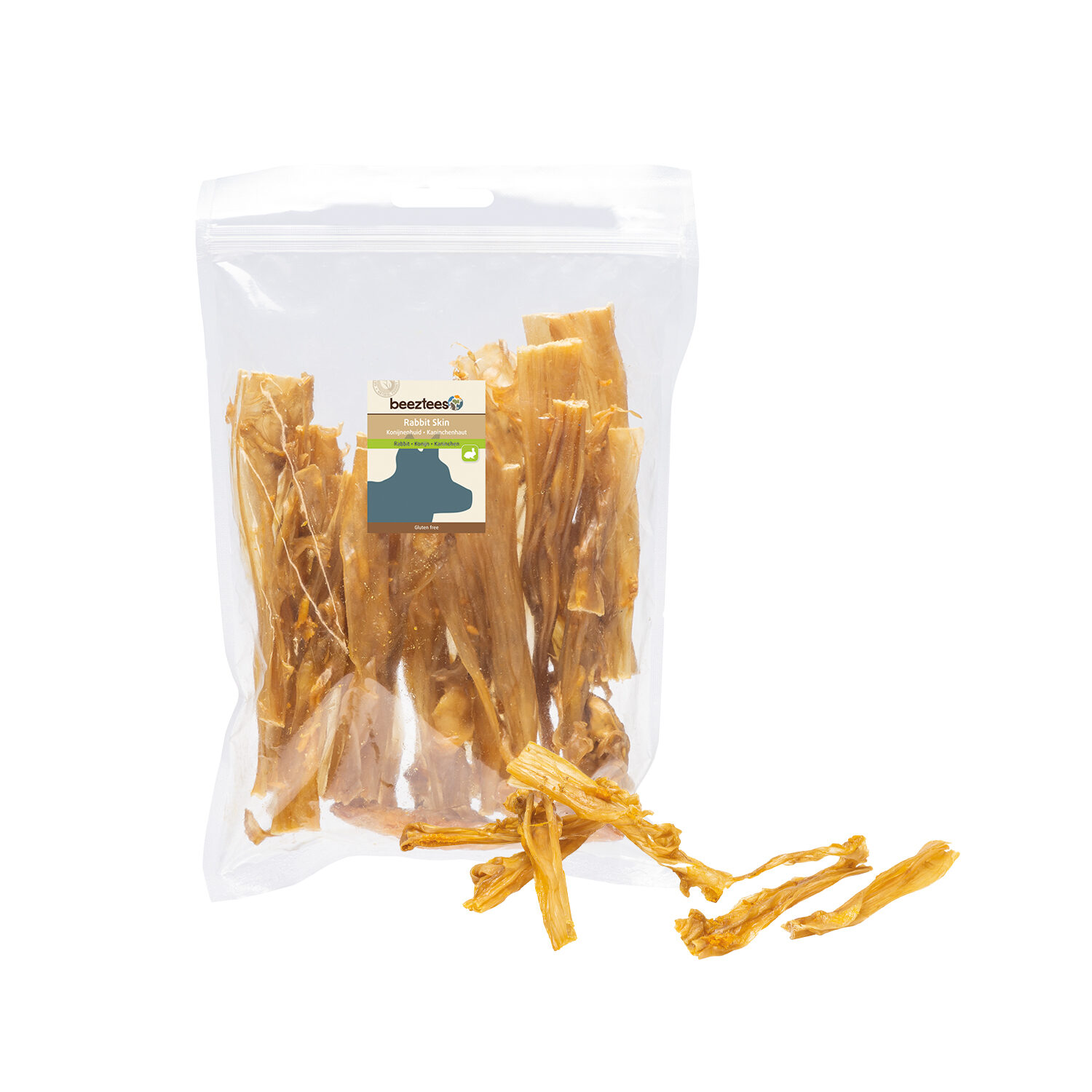 Beeztees Rabbit Skin Treats - 200 g