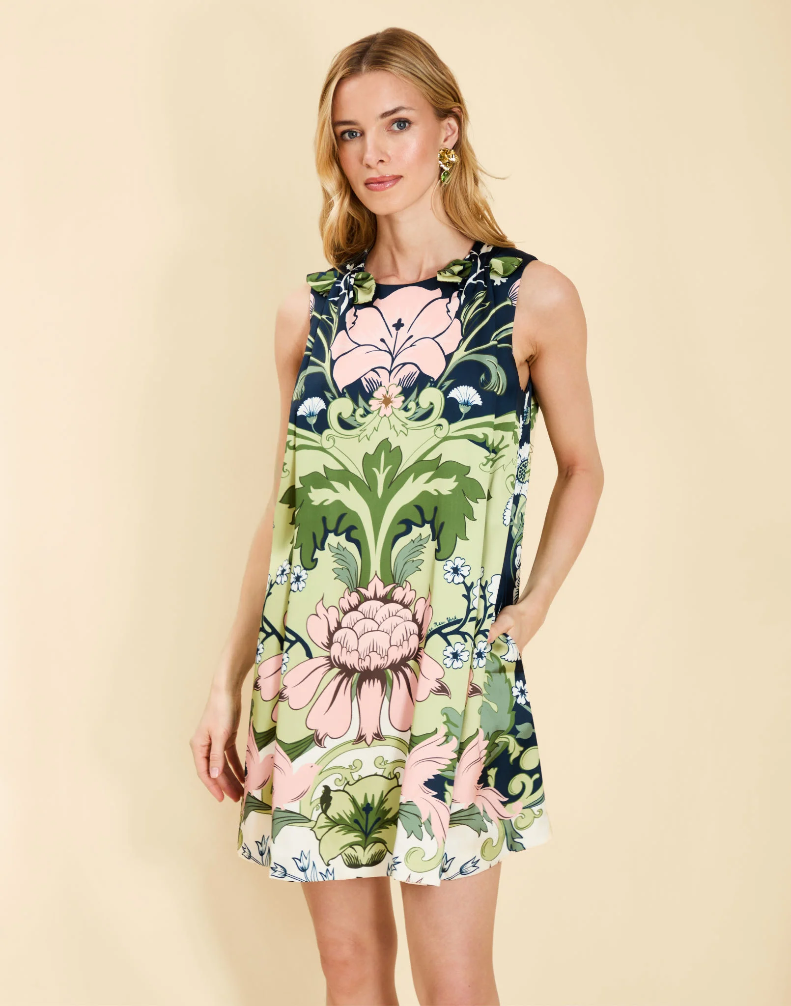 Soma Duo Bow Mini Dress