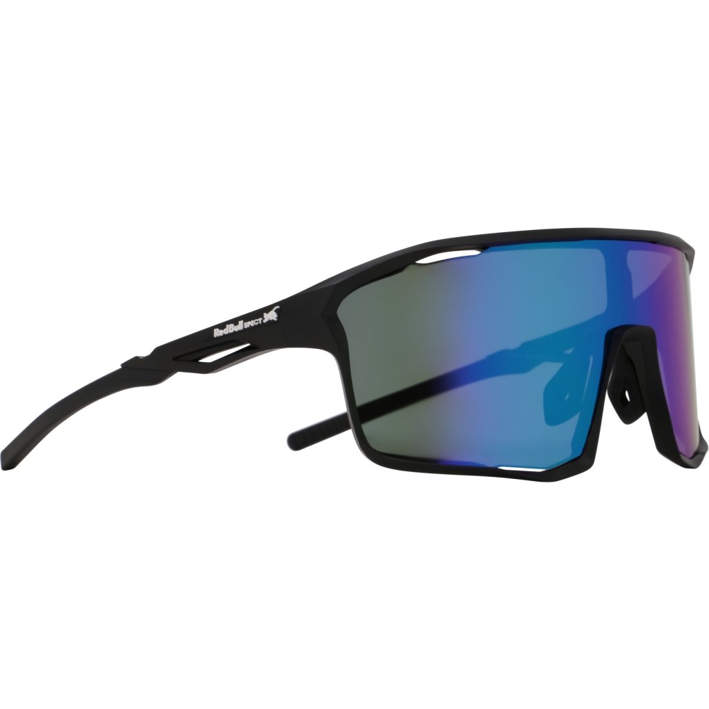 Red Bull SPECT Eyewear RUMBLE Sunglasses - 004 black | smoke with green mirror