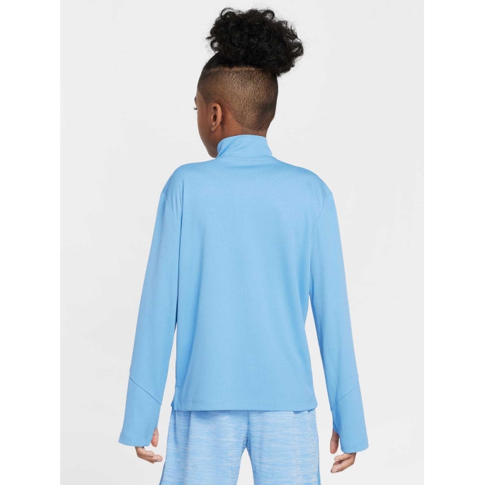 Nike Multi Dri-FIT UV 1/2-Zip Longsleeve Top Kids - blue beyond/reflective silver FN8375-489