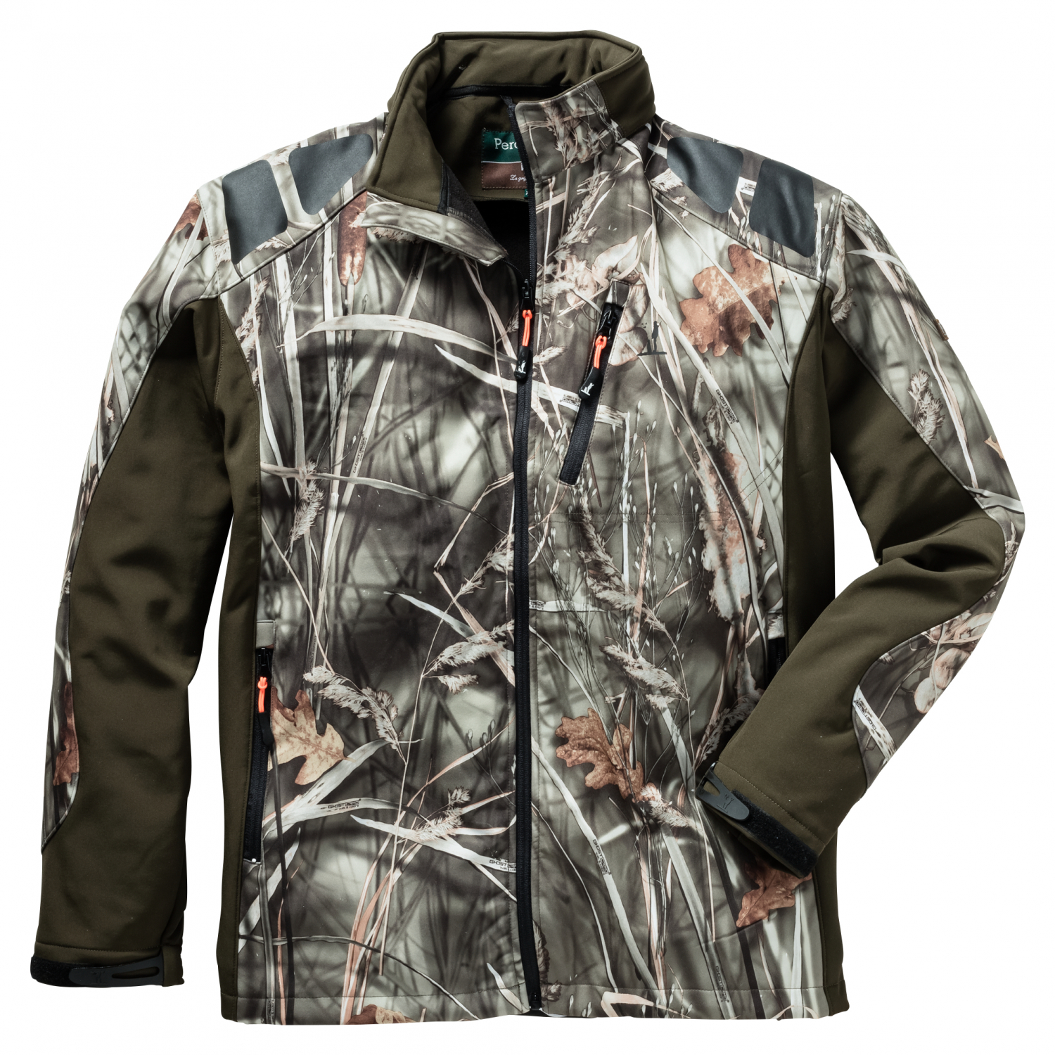 Percussion Softshell Jacket Ghost Camou Wet