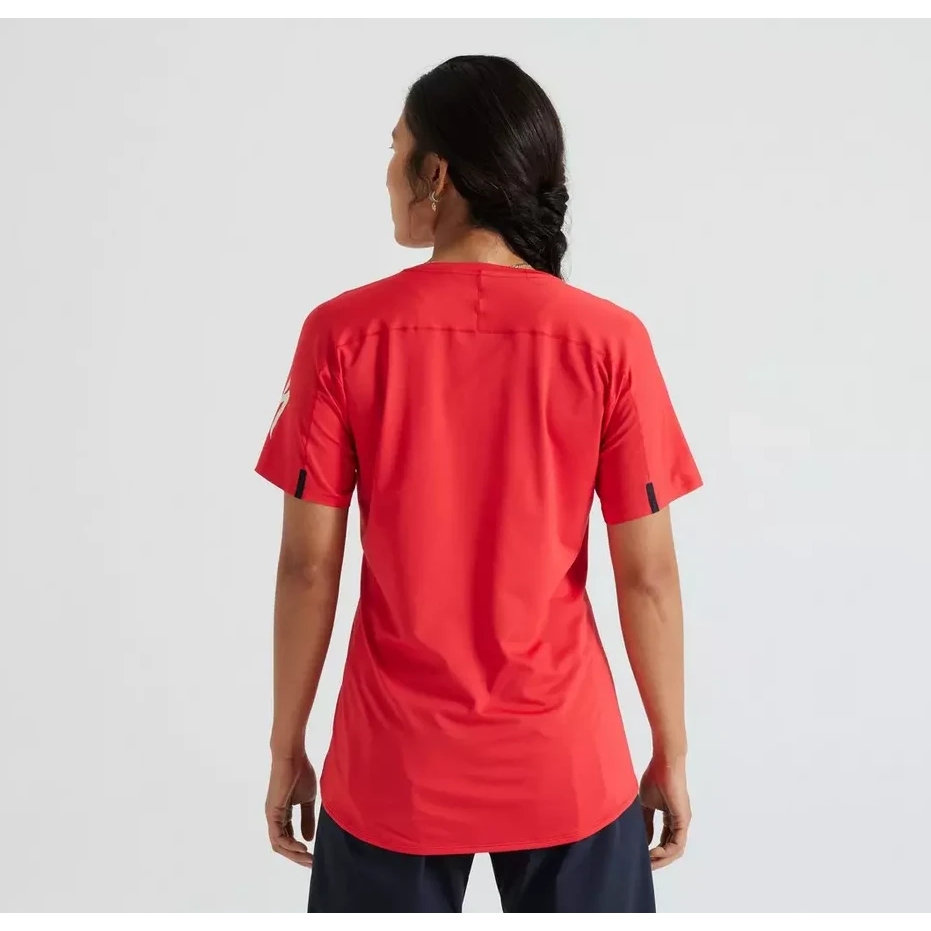 Specialized Trail Air Short Sleeve Jersey Women - vivid red