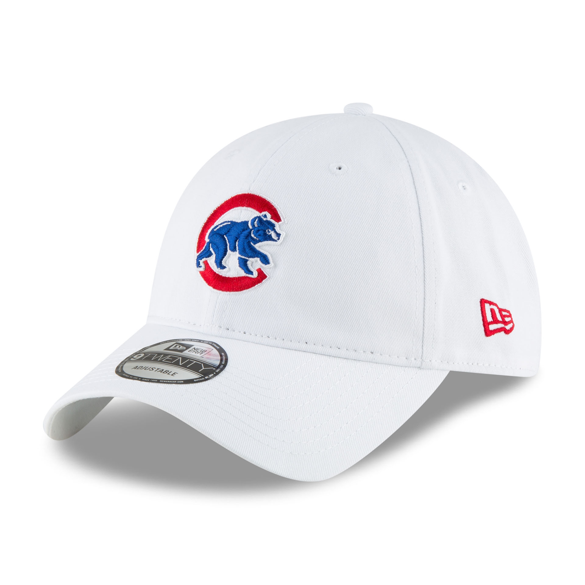 Chicago Cubs Bear Logo Classic 9TWENTY Adjustable MLB Cap White