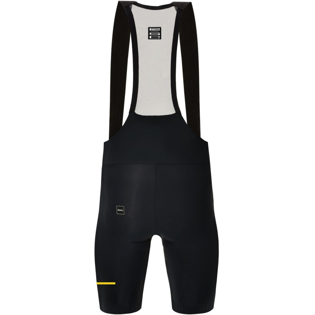 Santini Pirelli Sport Club Bib Shorts Men RE1177GIT4PSC - black NE