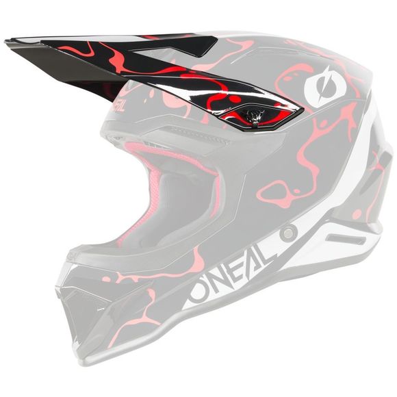 Tt O'Neal 1Srs Splash 2026 Visor - RedRef: OL2353 / 0634-020