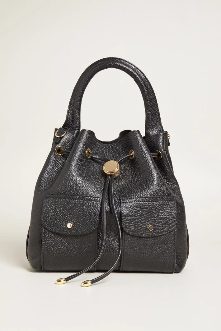 Bag with pockets - BLACK