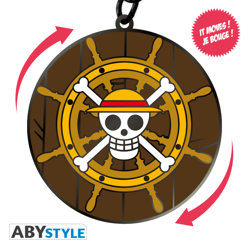 ONE PIECE Moving Keychain Thousand Sunny's Helm