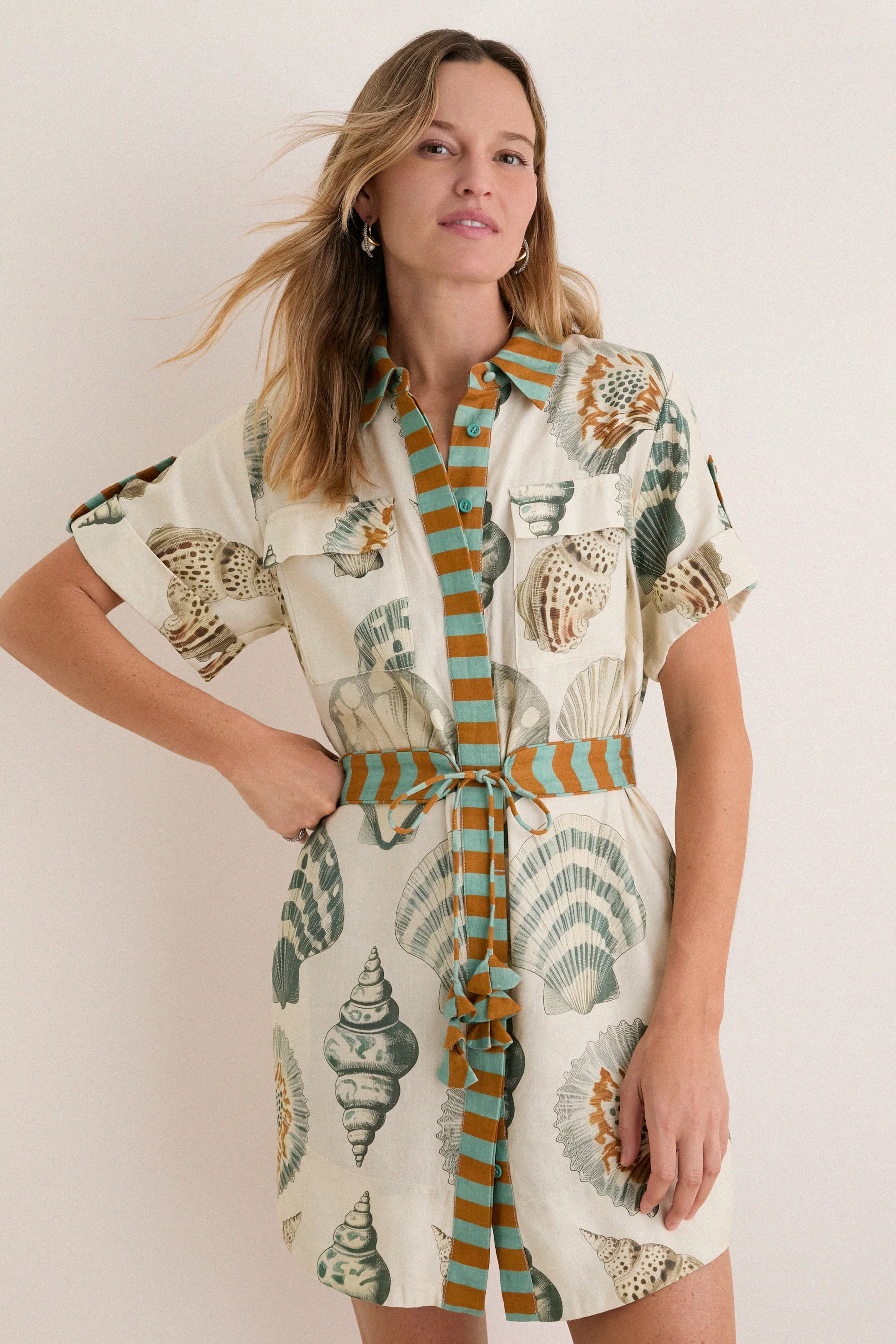 Somers Shell Cream Nicole Dress