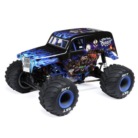 1/18 Mini LMT 4WD Grave Digger, Son Uva Digger, Megalodon Monster Truck RTR, Losi LOS01026