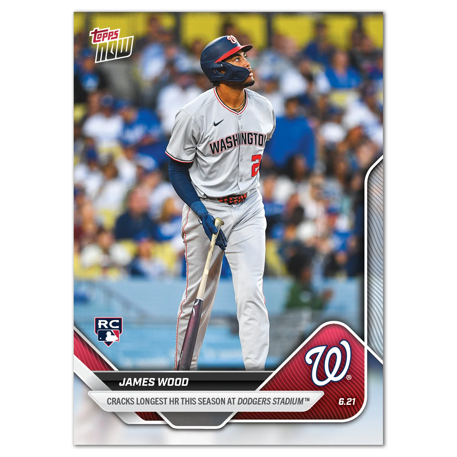 James Wood - 2025 MLB Topps NOW® - Card 335