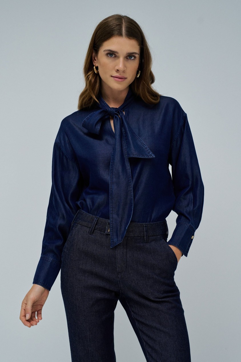 LIGHTDENIM BLOUSE